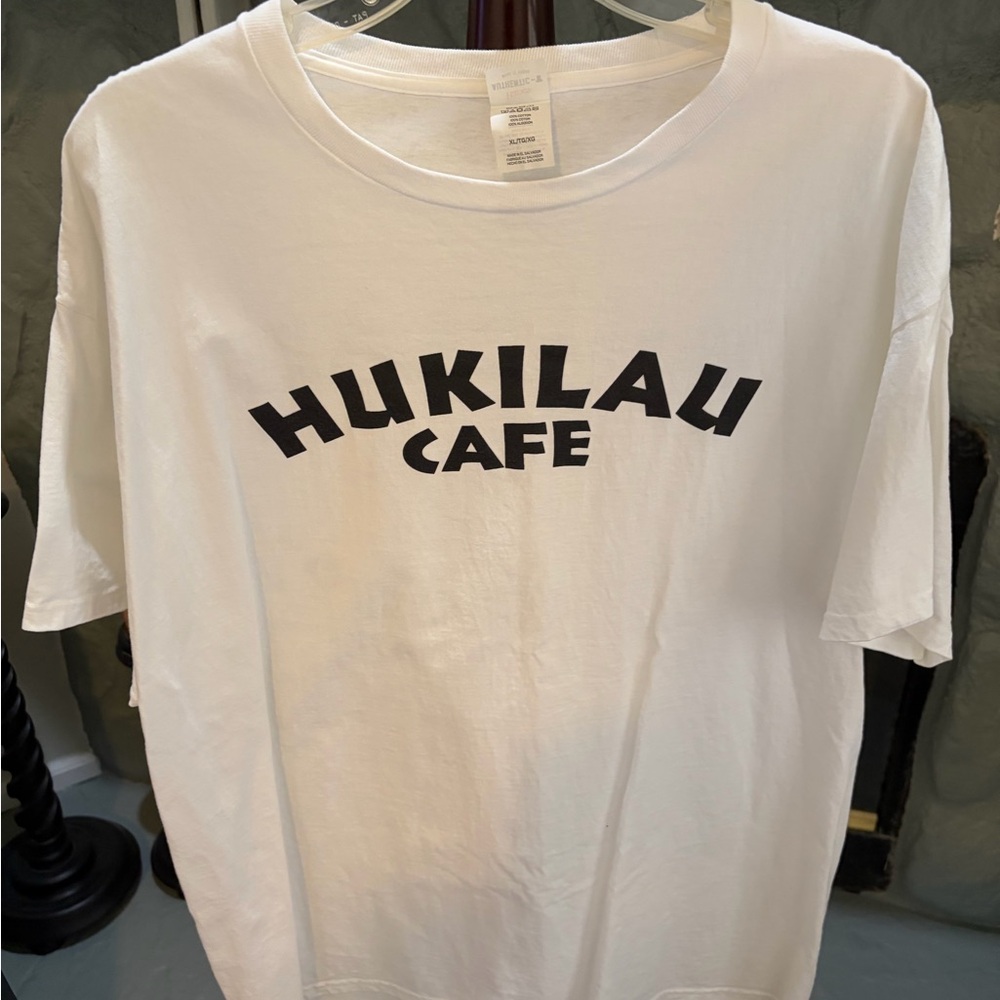 White Hukilau Cafe T-Shirt